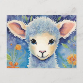Niedliches Baby Sheep Postkarte