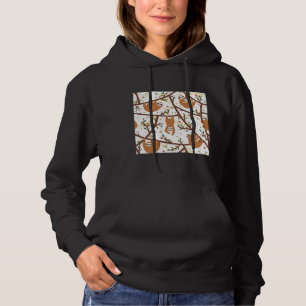 Niedliches Baby-Sloth mit Mama Scoop Hoodie