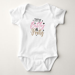 Niedliches Baby-Sprichwort Baby Strampler