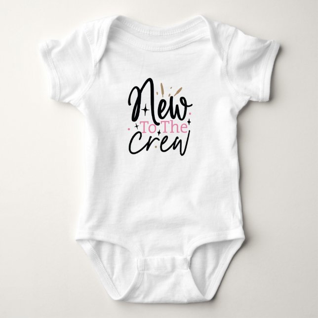 Niedliches Baby-Sprichwort Baby Strampler (Vorderseite)