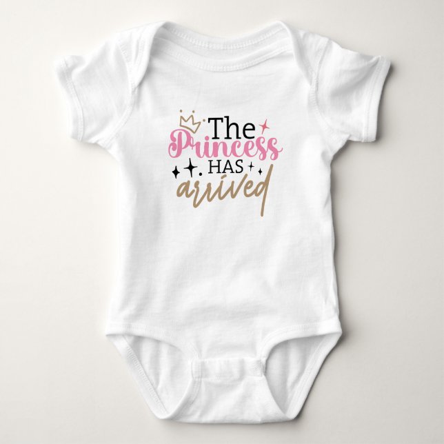 Niedliches Baby-Sprichwort Baby Strampler (Vorderseite)