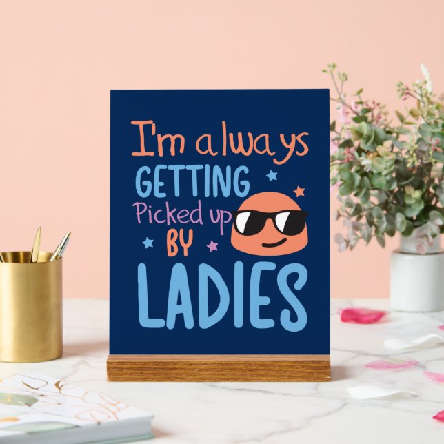 Niedliches Baby Wortart Kinderzimmer Acrylschild (Hochzeit)