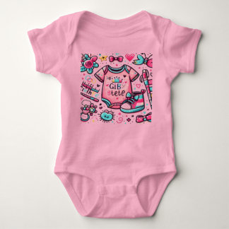 niedliches Babydesign Baby Strampler