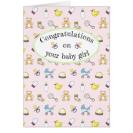 Niedliches Babyduschverhalten