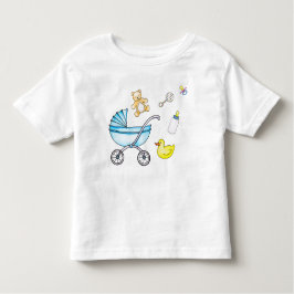 Niedliches Babyduschverhalten Kleinkind T-shirt