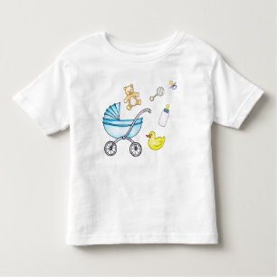 Niedliches Babyduschverhalten Kleinkind T-shirt