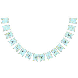 Niedliches Babyduschverhalten Wimpelkette