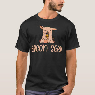 Niedliches Bacon Seed Piggie Baby Pig Schweineflei T-Shirt