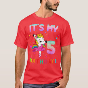 Niedliches Ballett zum 5. Geburtstag T-Shirt