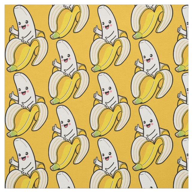 Niedliches Banana-Farbstoff Stoff (Muster)