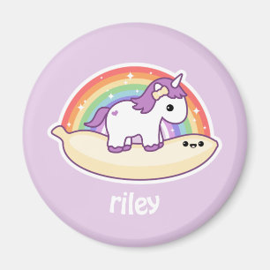 Niedliches Banana Unicorn Magnet
