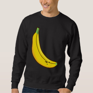 Niedliches Bananenfrucht Halloween Kostüm Banana V Sweatshirt