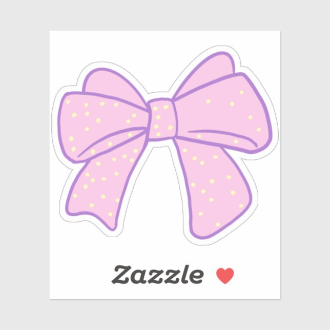 Niedliches Band Aufkleber (Blatt)