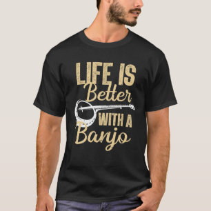 Niedliches Banjo für Männer - Bluegrass Country Mu T-Shirt
