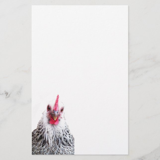 Niedliches Bantam Cochin Hen Foto Papier (Vorderseite)
