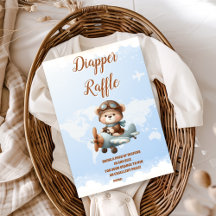 Niedliches Bären-Flugzeug Adventure fängt Diapper