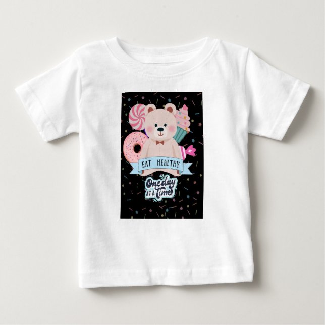 Niedliches Bärenbaby Baby T-shirt (Vorderseite)