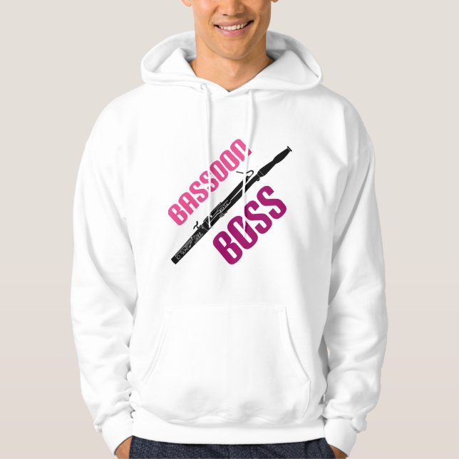 Niedliches Bassoon-Chef-Musik-Geschenk Hoodie (Vorderseite)