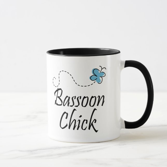 Niedliches Bassoon-Küken Tasse (Rechts)