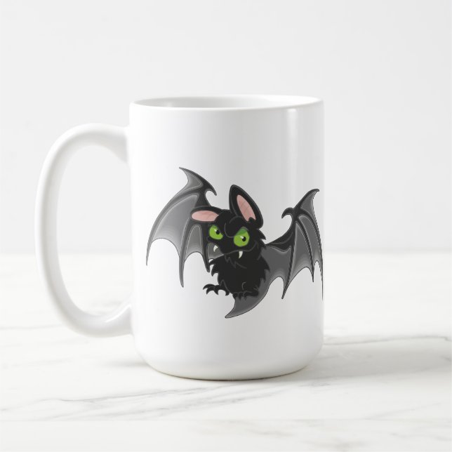 Niedliches Bat and Spione Halloween Tasse (Links)