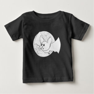 Niedliches Bat und MondHalloween Baby T-shirt