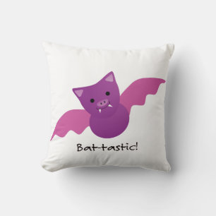 Niedliches Battastic Pink Bat Kissen