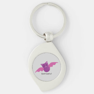 Niedliches Battastic Pink Bat Schlüsselanhänger