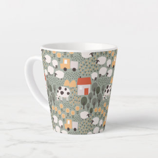 Niedliches Bauernmuster Milchtasse