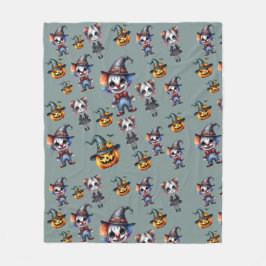 Niedliches Beängstigendes Funny Halloween Fleecedecke