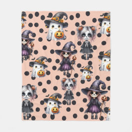 Niedliches Beängstigendes Funny Halloween Fleecedecke