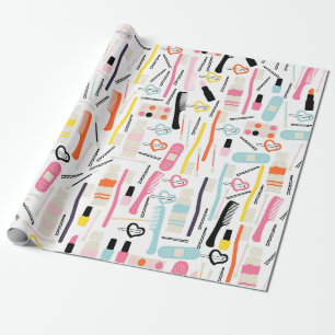 Niedliches Beautician Wrapping Paper Geschenkpapier