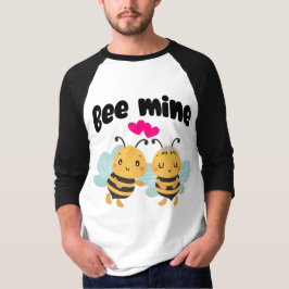 Niedliches "Bee mine"-Design T-Shirt