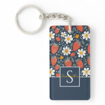 Niedliches, benutzerdefiniertes Erdbeermuster