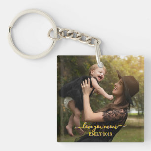 Niedliches benutzerdefiniertes Foto Liebe, die Sie Schlüsselanhänger