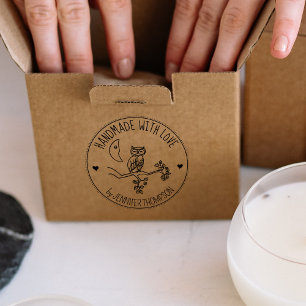 Niedliches, benutzerdefiniertes Schalen mit Liebe Gummistempel