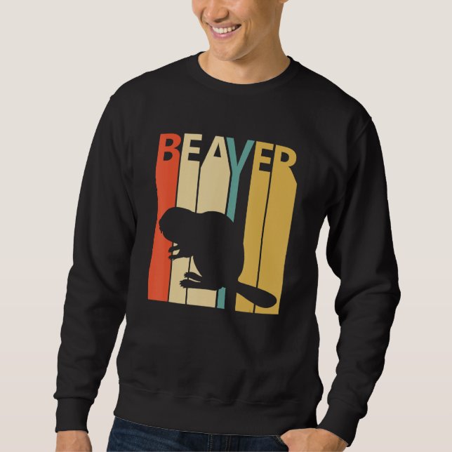 Niedliches Biber Sweatshirt (Vorderseite)