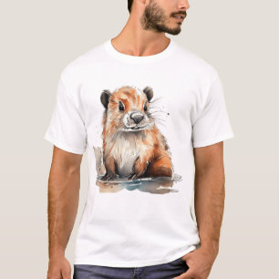 Niedliches Biber T-Shirt