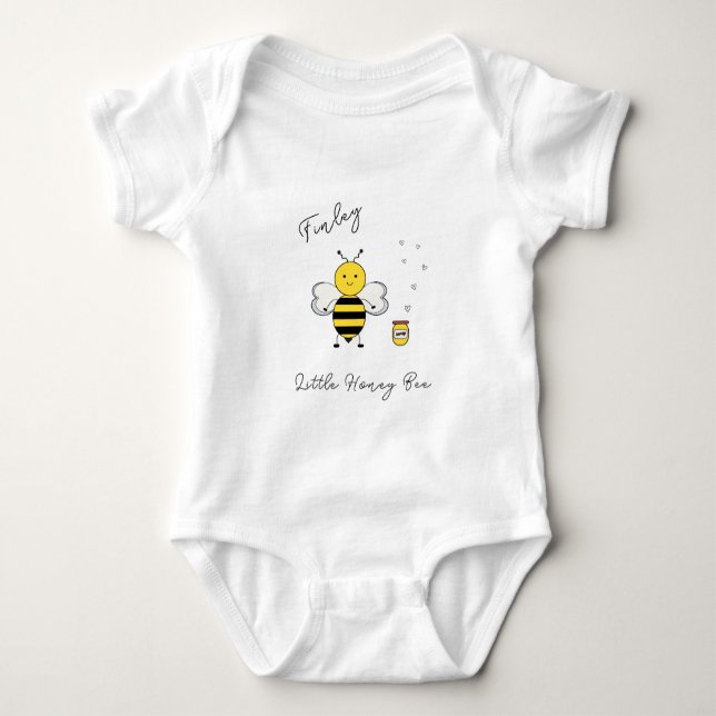 Niedliches Bienenbaby/Bodysuit Baby Bodysuit Custo Baby Strampler (Vorderseite)