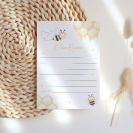 Niedliches Bienenhoney Erste Bee-Day Time Kapselka Einladung