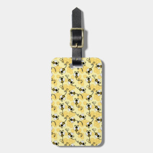 Niedliches Bienenmuster Gepäckanhänger