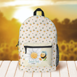 Niedliches Bienenmuster Kids-Backpack Bedruckter Rucksack
