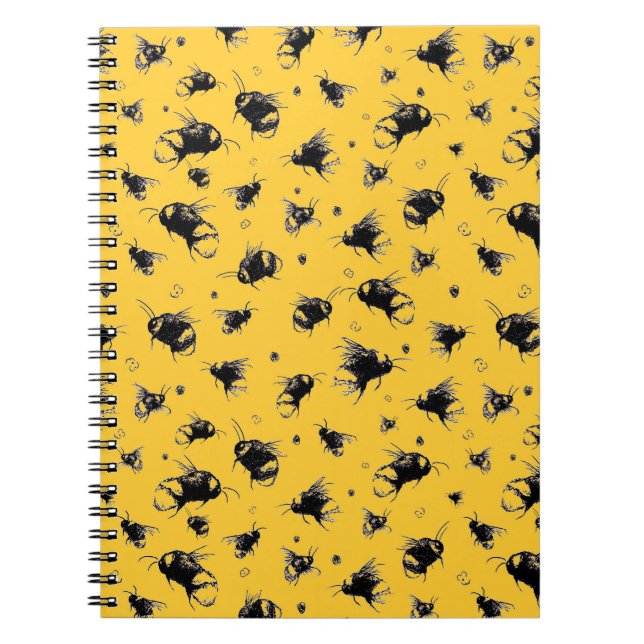 Niedliches BienenNotebook - Perfektes Geschenk für Notizblock (Vorderseite)