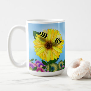Niedliches Bienenpaar Kaffeetasse