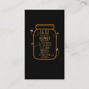 Niedliches Bienenzuchtangebot Bienenhalter Honig L Visitenkarte