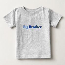 Niedliches Big Brother-Blau Baby T-shirt
