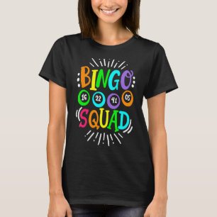 Niedliches Bingo Squad Funny Bingo Spielkasino T-Shirt