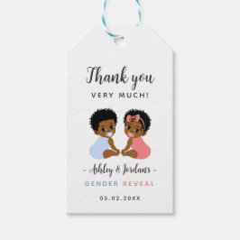 Niedliches Black Baby Gender Offenlegung Schnuller Geschenkanhänger