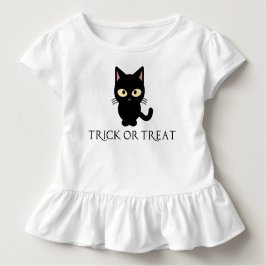 Niedliches Black Cat Halloween-Shirt Baby T-shirt