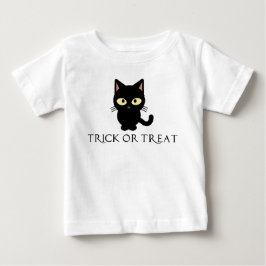 Niedliches Black Cat Halloween-Shirt Baby T-shirt