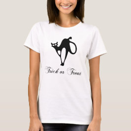 Niedliches Black Cat Halloween-Shirt T-Shirt